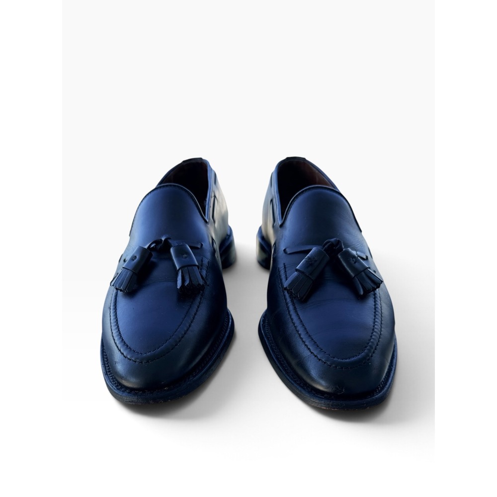 Allen Edmonds Grayson Leather Tassel Loafers Men's Size 9 C Black 8217